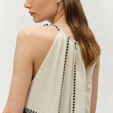 Devotion Kleio Dress in Black and Off White
