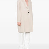 Harris Wharf Oversized Coat Cashmere Blend in Almond