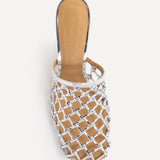Studio Amelia Silas 90 Mule in Silver