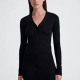 Jac and Jack Abacus Cardigan in Black