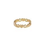By Charlotte Gold Connected Hearts Ring in 18K Gold