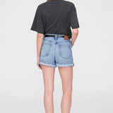 Anine Bing Ashton Tee Concert in Washed Black