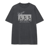 Anine Bing Ashton Tee Concert in Washed Black