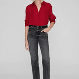 Anine Bing Bridget Shirt in Scarlet Red