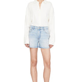 Anine Bing Dalton Short in Bleached Blue