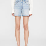 Anine Bing Dalton Short in Bleached Blue
