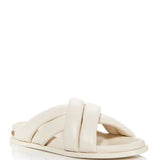 Anine Bing Lizzie Slides in Ivory