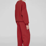 Anine Bing Miles Sweatshirt in Washed Red