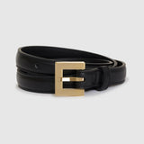 Anine Bing Nicola Belt in Black and Gold