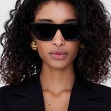 Anine Bing Paris Sunglasses in Black