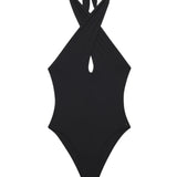Anine Bing Beatrix One Piece in Black