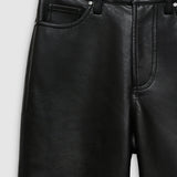 Anine Bing Bruno Pant in Black Recycled Leather