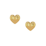 Anine Bing Heart Earrings in Gold