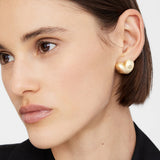 Anine Bing Heart Earrings in Gold