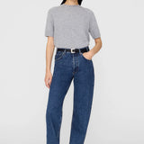 Anine Bing Jackson Sweater in Medium Heather Grey