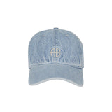Anine Bing Jeremy Baseball Cap AB in Bleached Blue Denim