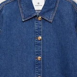 Anine Bing Luca Jacket in Clean Indigo Denim