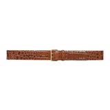 Anine Bing Mila Belt in Embossed Brown
