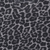 Anine Bing Miles Sweatshirt in Grey Leopard