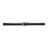 Anine Bing Nicola Belt in Black Patent