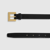 Anine Bing Nicola Belt in Black Patent