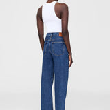 Anine Bing Roy Jean 31" in Clean Indigo Denim