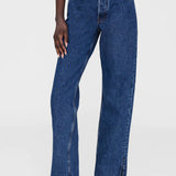 Anine Bing Roy Jean 31" in Clean Indigo Denim