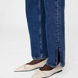 Anine Bing Roy Jean 31" in Clean Indigo Denim