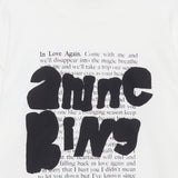 Anine Bing Walker Tee Spray Paint in Ivory