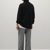 A Emery Gibson Funnel Knit in Black