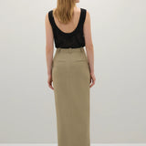 A Emery Larley Skirt in Fawn