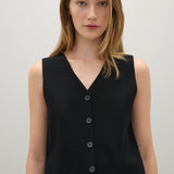 A Emery Nelson Vest in Black
