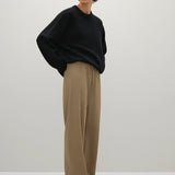 A Emery Reid Crew Knit in Black