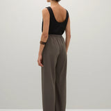 A Emery Sloane Tank in Black Satin