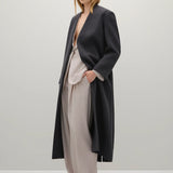 A Emery Veronique Coat in Charcoal Melange