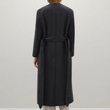 A Emery Veronique Coat in Charcoal Melange