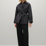 A Emery Wilder Jacket in Charcoal Melange
