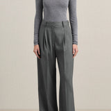 A Emery Wynter Top in Mid Grey Melange