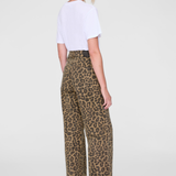 Anine Bing Hugh Jean in Black and Brown Leopard