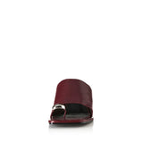 Alias Mae Alma Mule in Burgundy Oily Leather