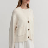 Almada Beja Cardigan in Cream