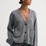 Almada Beja Cardigan in Grey