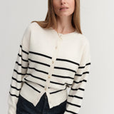 Almada Coco Cardigan in Stripe