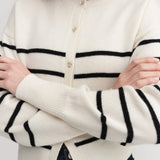 Almada Coco Cardigan in Stripe
