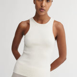 Almada Luna Tank Top in Cream