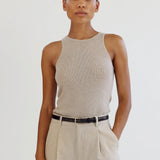 Almada Luna Tank Top in Taupe