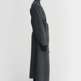 Almada Mara Double Coat in Dark Grey