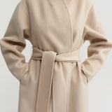 Almada Mara Double Coat in Sand