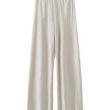 Almada Bias Satin Pant in Pearl