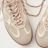 Alohas Tb 490 Rife Grain Leather Sneaker in Cream